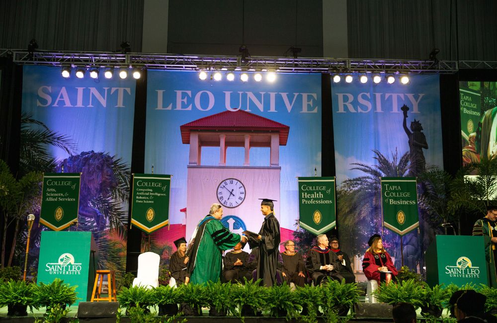 Congratulations! Saint Leo University Celebrates More Than 1,300 Graduates in 2 Ceremonies at