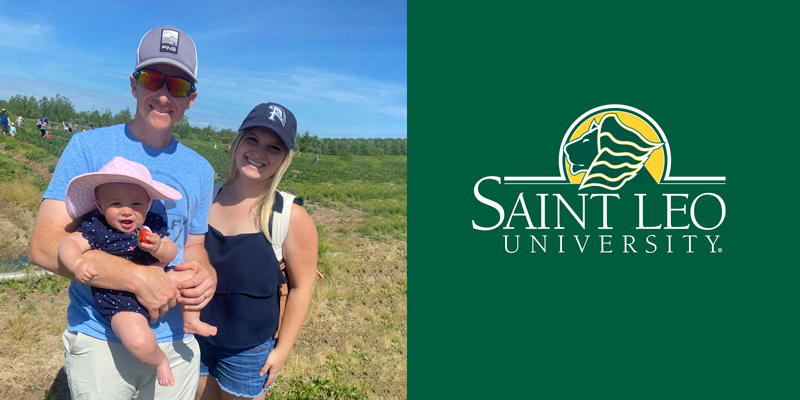 Brandon-Mumaw-wife-Lauren-and-baby-Emmaline-Saint-Leo-alumni