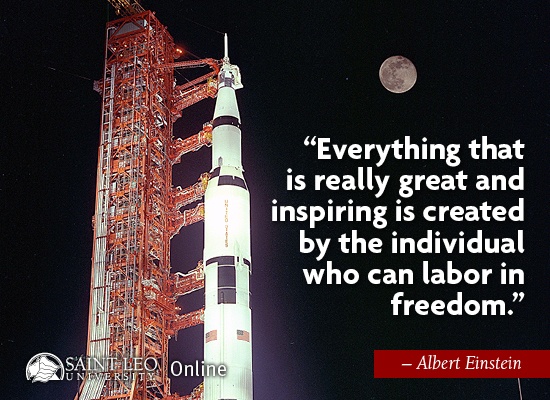 Everything that is really great and inspiring is created by the individual who can labor in freedom. Quote by Albert Einstein