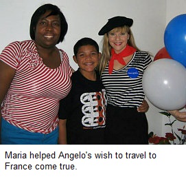 Make-A-Wish charity volunteer