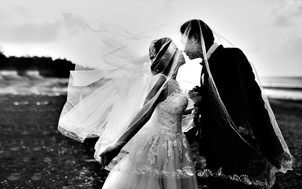 Appreciation can make a day – even change a life. Your willingness to put it into words is all that is necessary, image of a bride and groom