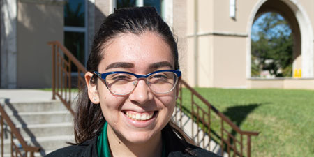 A head shot of Lineth Deniz, a student at Saint Leo University