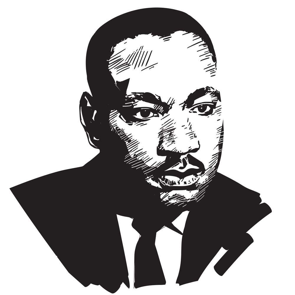 An image of Dr. Martin Luther King Jr. in honor of the many great quotes that have been communicated about Dr. King and his tremendous civil rights efforts