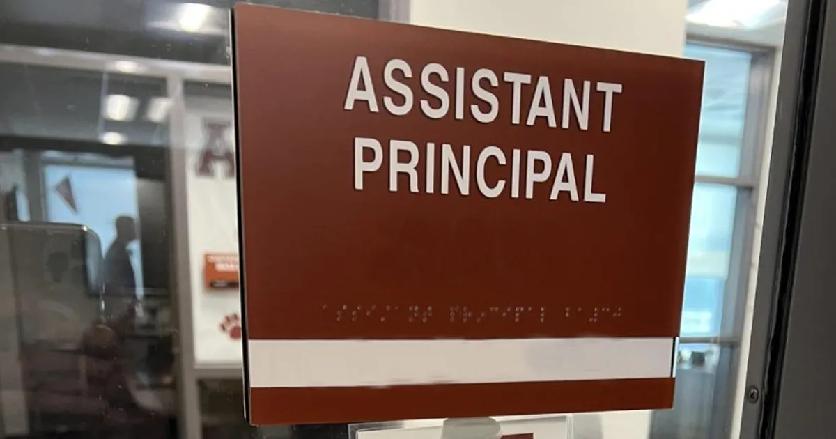 A photo showing a sign that says 'Assistant Principal' for the blog article answering the question, 'What does an assistant principal do?' and exploring assistant principal duties