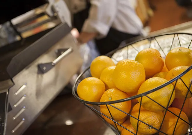 Food station in dining hall