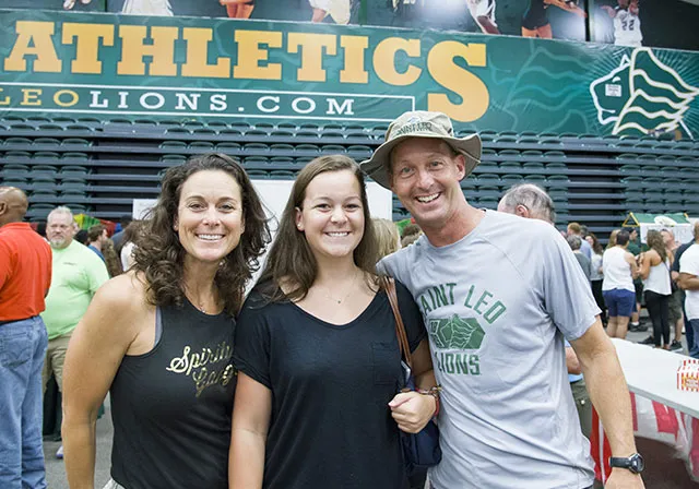 Parents join their student at orientation
