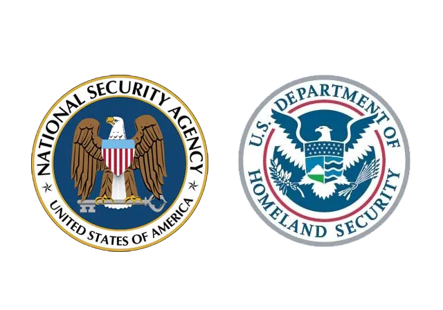 NSA and Department of Homeland Security logos