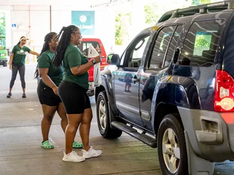 Saint Leo University began welcoming new students at the first of two move-in days on August 25.