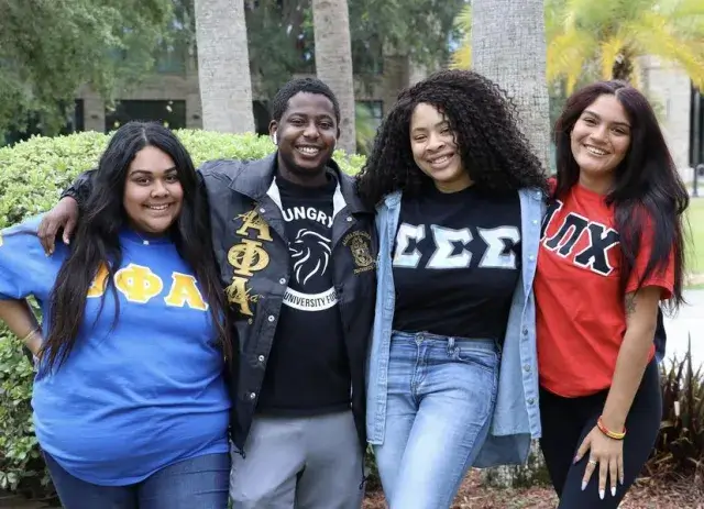 Photo of Greek Life members