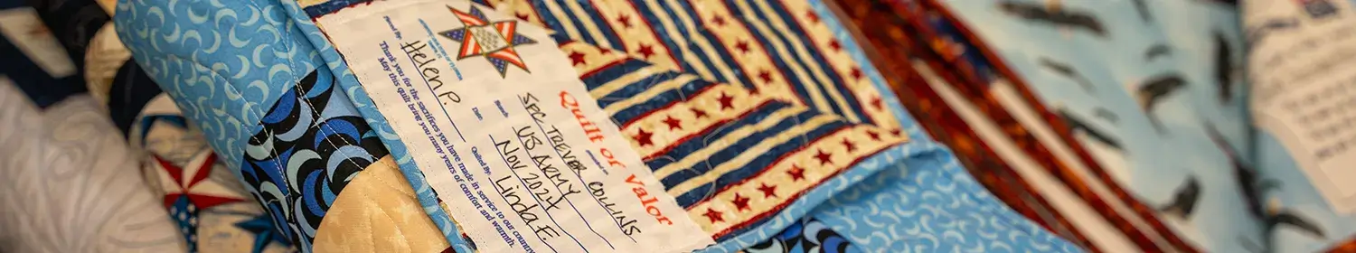 Quilt of Valor - Banner OMAS