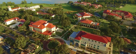 Saint Leo University aerial photo of campus