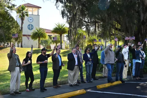 Welcoming veteran Michael Monthervil to Saint Leo University