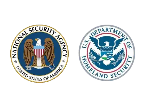NSA and Department of Homeland Security logos