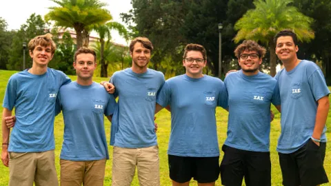 students from Sigma Alpha Epsilon fraternity