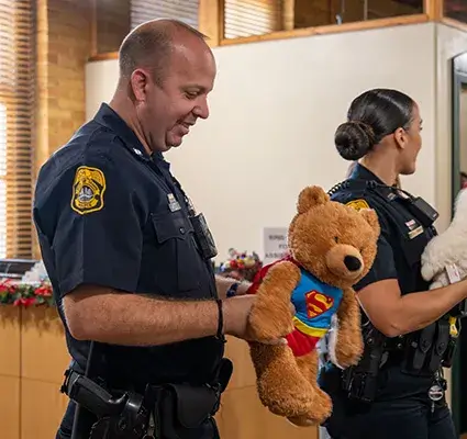 Tampa Police Department visits Tampa Education Center.