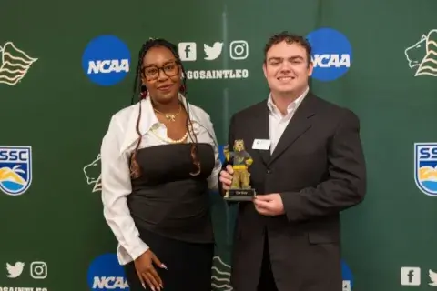 Fritz Reveal at an Awards Ceremony