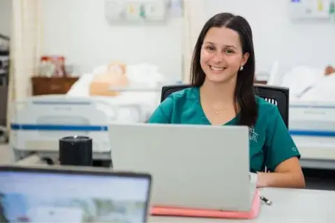 Saint Leo nursing student
