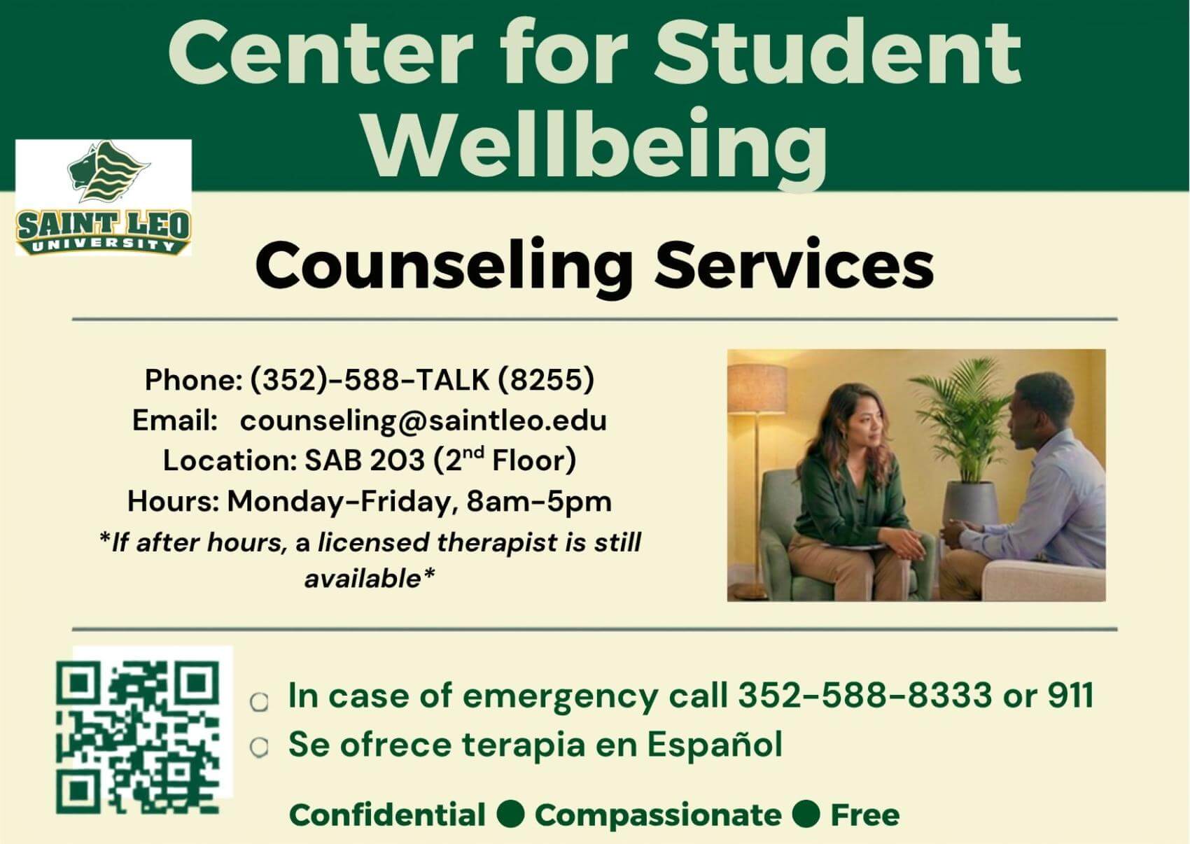 Counseling flyer