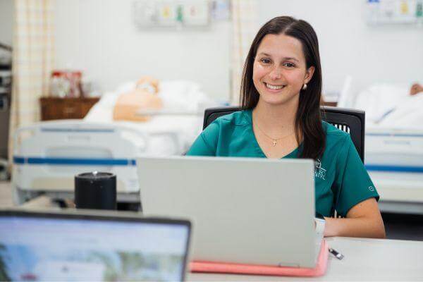 Saint Leo nursing student